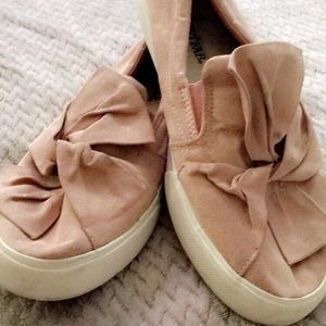 Blush Pink slip on sneakers